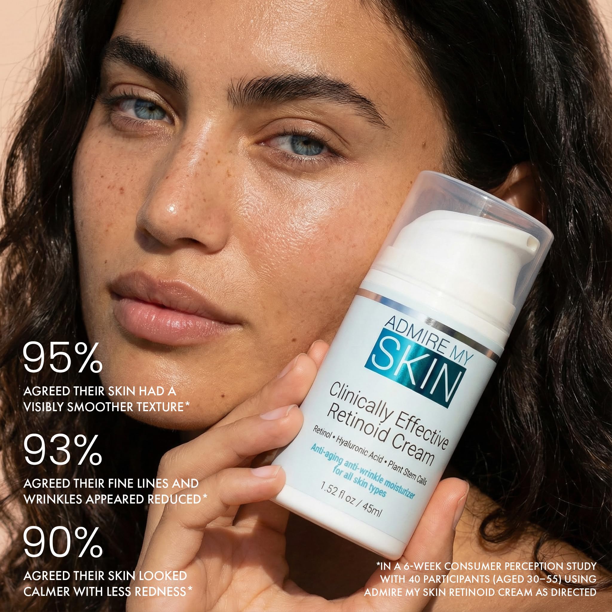 Conditionnement discret de Admire My Skin prêt à être utilisé à domicile.