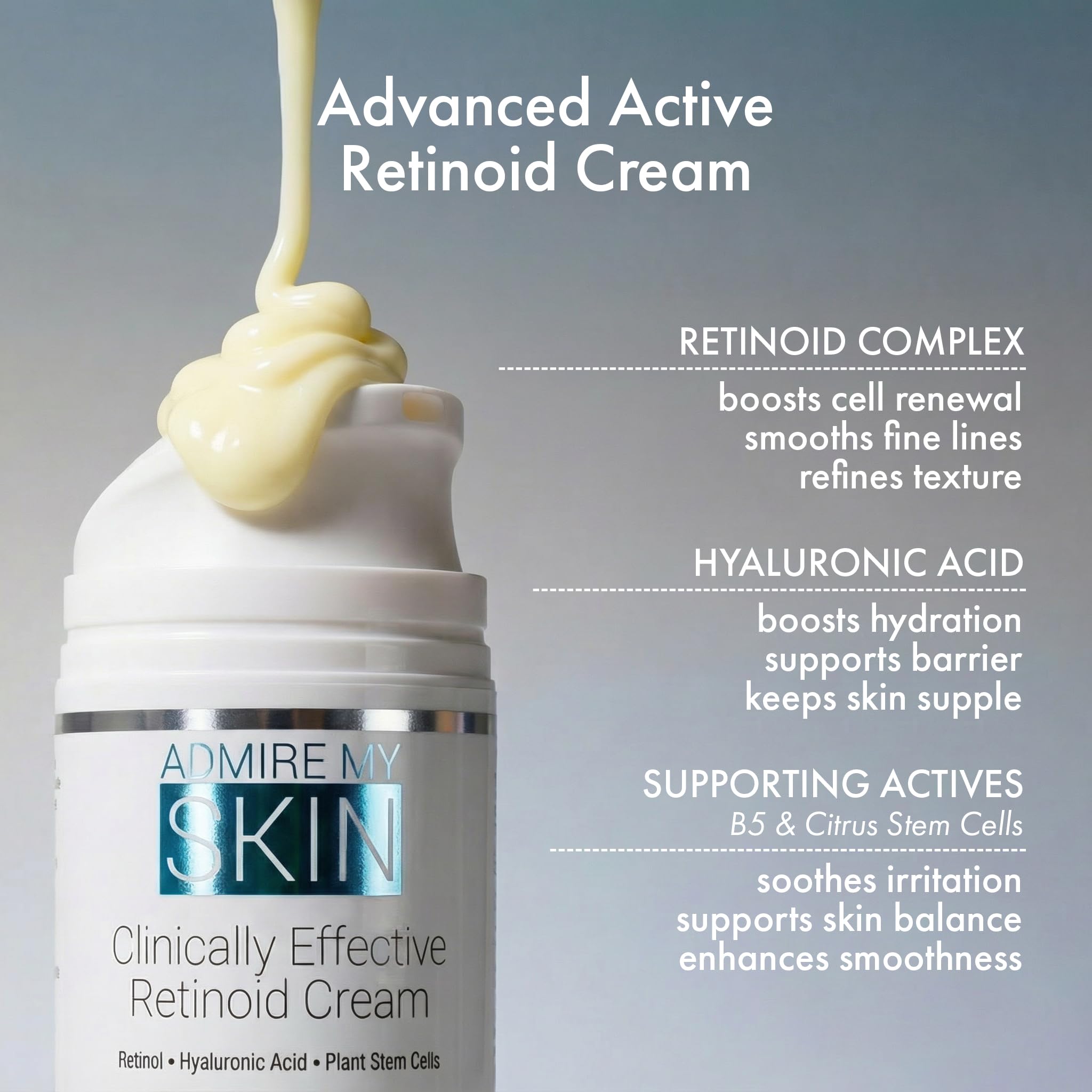 Application nocturne de Admire My Skin qui peut s’intégrer à votre routine de soin.