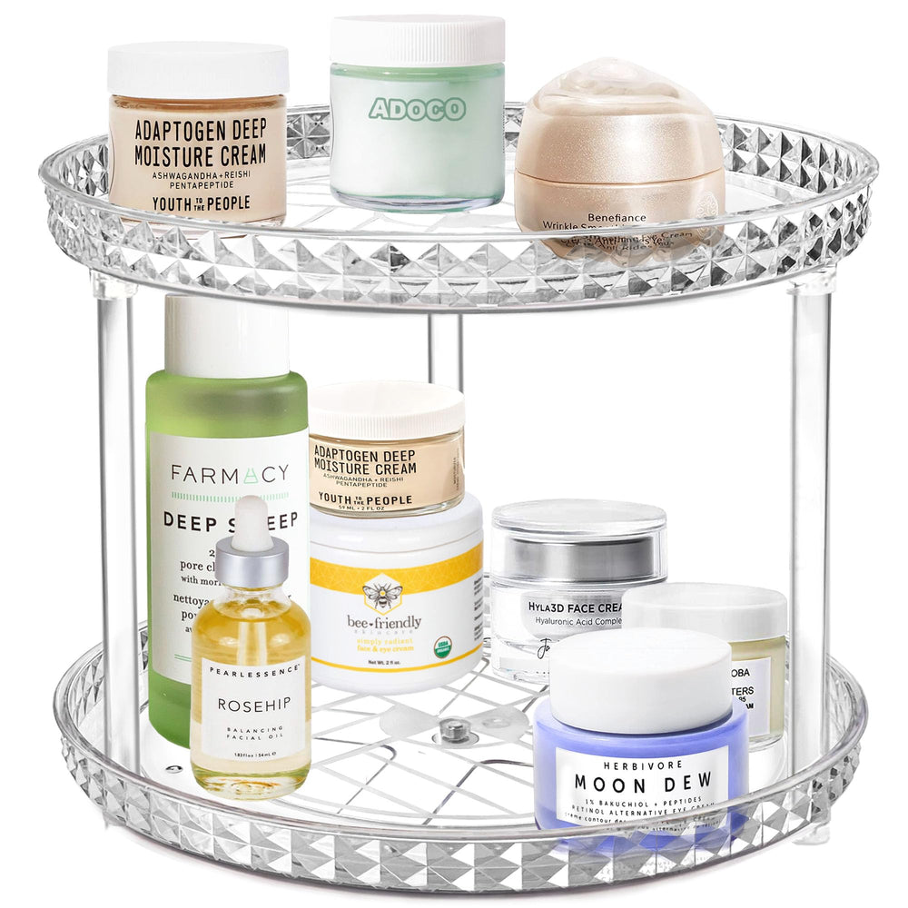 Adoco rangement maquillage et vernis, accessibilité rapide pour routine matinale