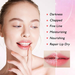 Masque levres Adofect collagene portable, hydratation rapide en déplacement.