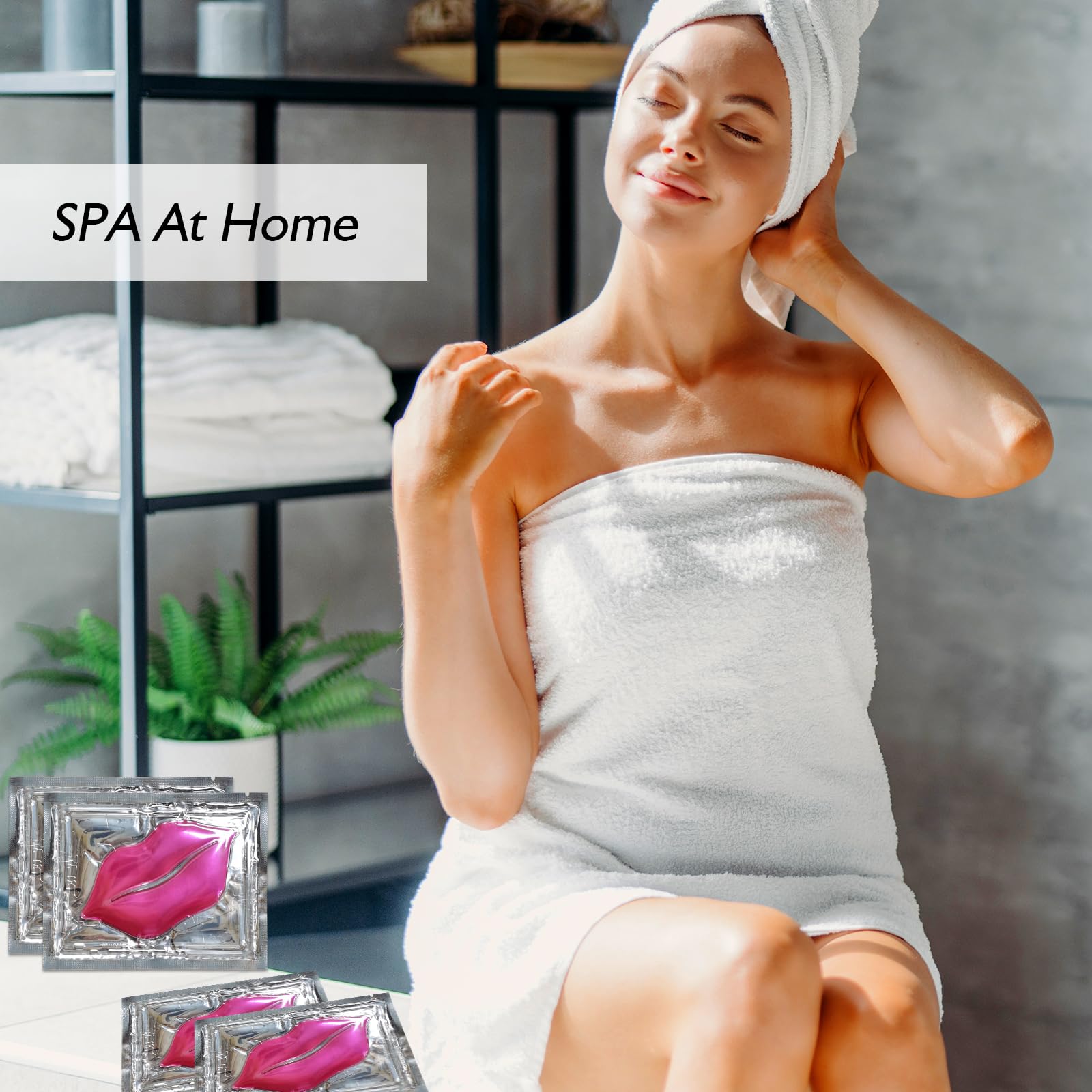 Masque levres Adofect collagene, rituel rapide apres journee.