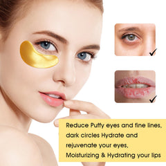 Masque levres Adofect Or Cristal offre hydratation et douceur durable.