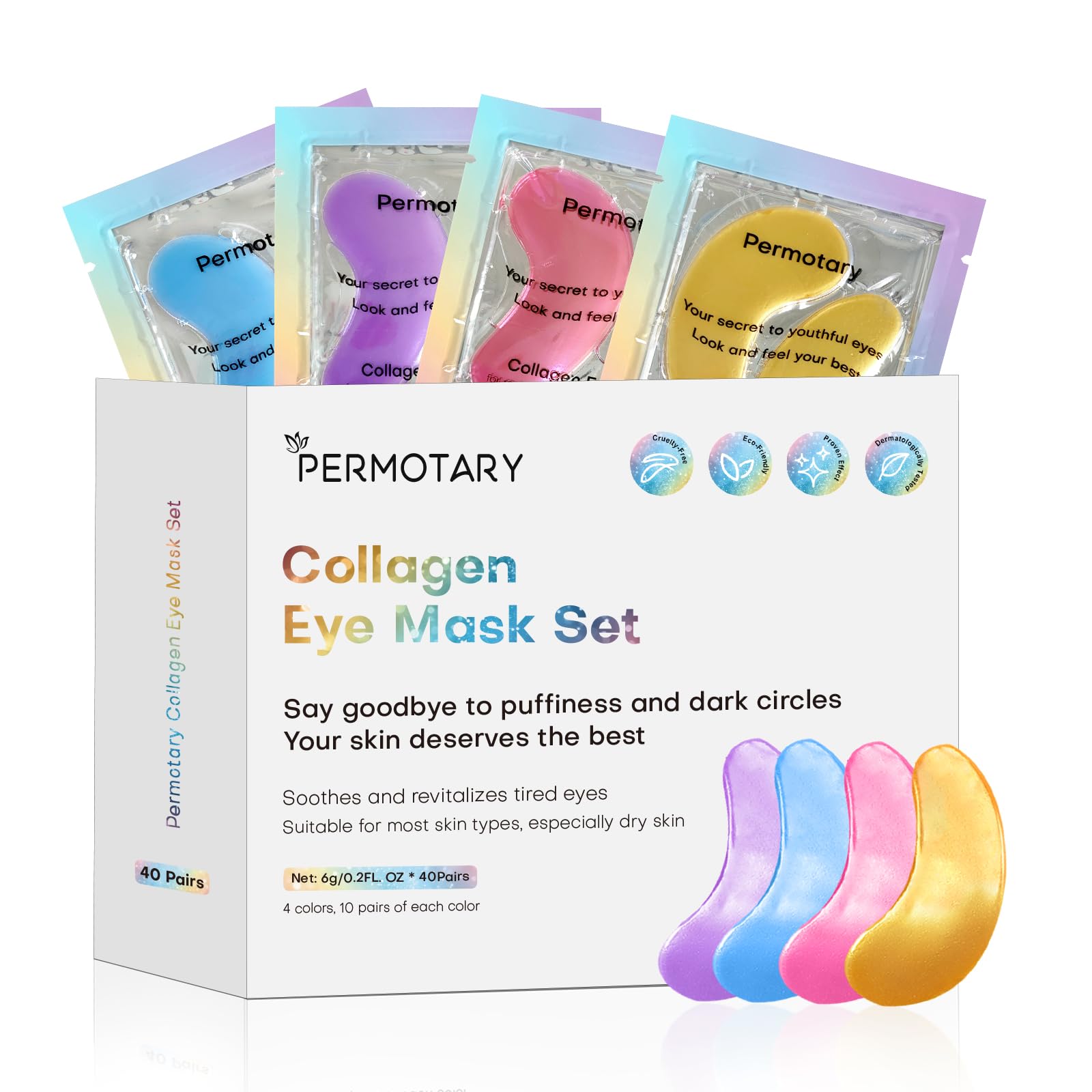 Adofect masque yeux collagene et acide hyaluronique, hydratation ciblée pour les cernes.