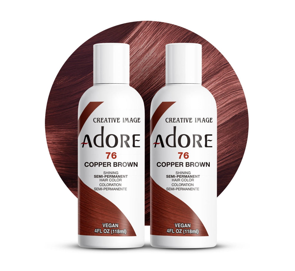 Adore couleur cuivre brun 076 bouteille prête à l’emploi pour une application facile
