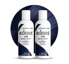 Adore couleur semi-permanente Royal Navy — bouteille prête à l’emploi, couleur durable.