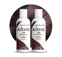 Adore Coloration Semi-Permanente Acajou 106 – flacon pratique et couleur durable.
