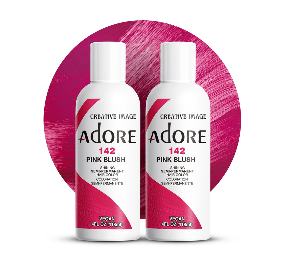 Adore Coloration semi-permanente Rose Blush : flacon pratique et couleur riche.