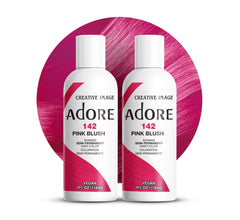 Adore Coloration semi-permanente Rose Blush : flacon pratique et couleur riche.