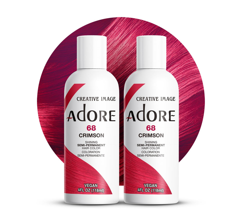 Adore Crimson : flacon prêt à l’emploi pour une couleur riche et durable.