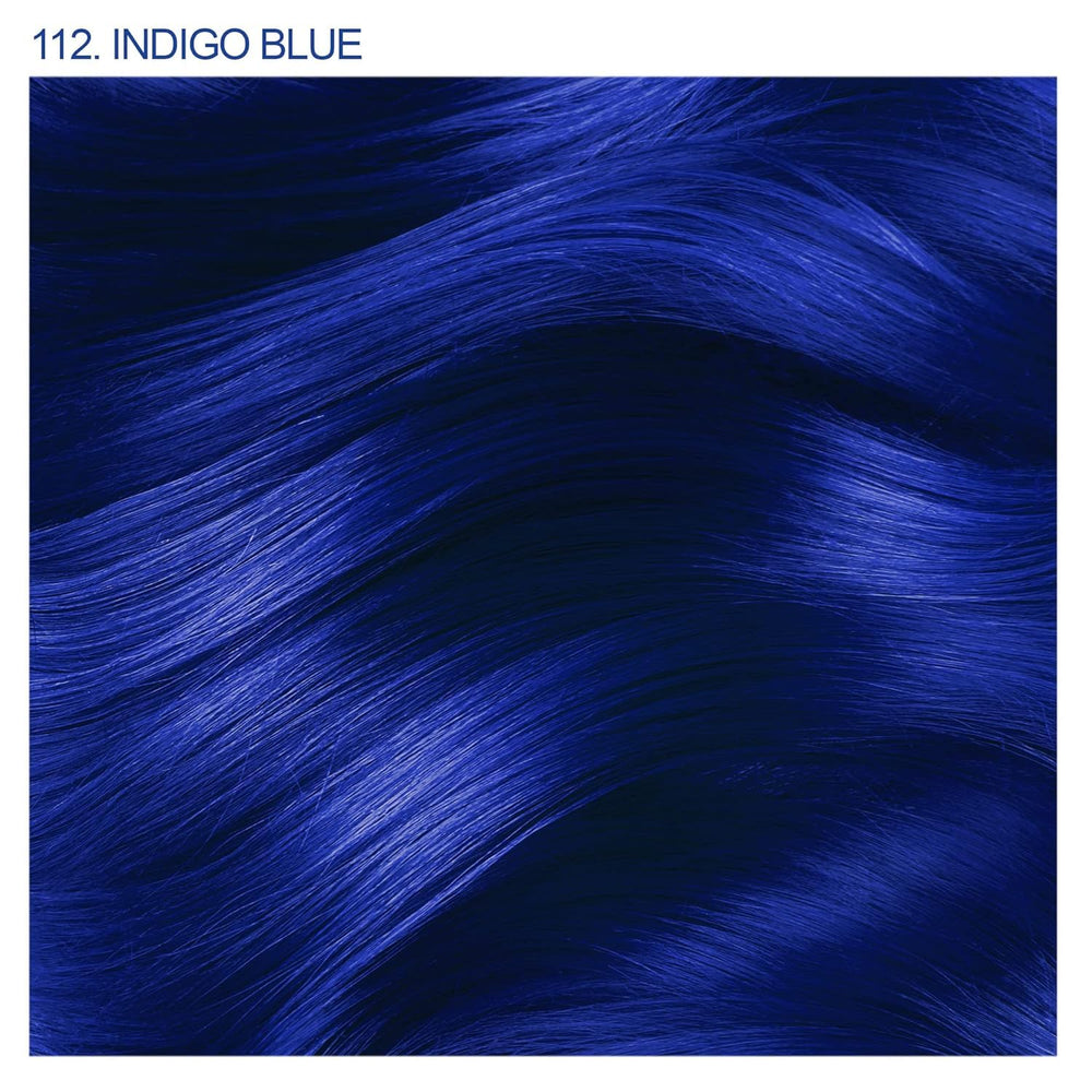 Adore Indigo Bleu : application facile et polyvalente adaptée à tous types de cheveux.