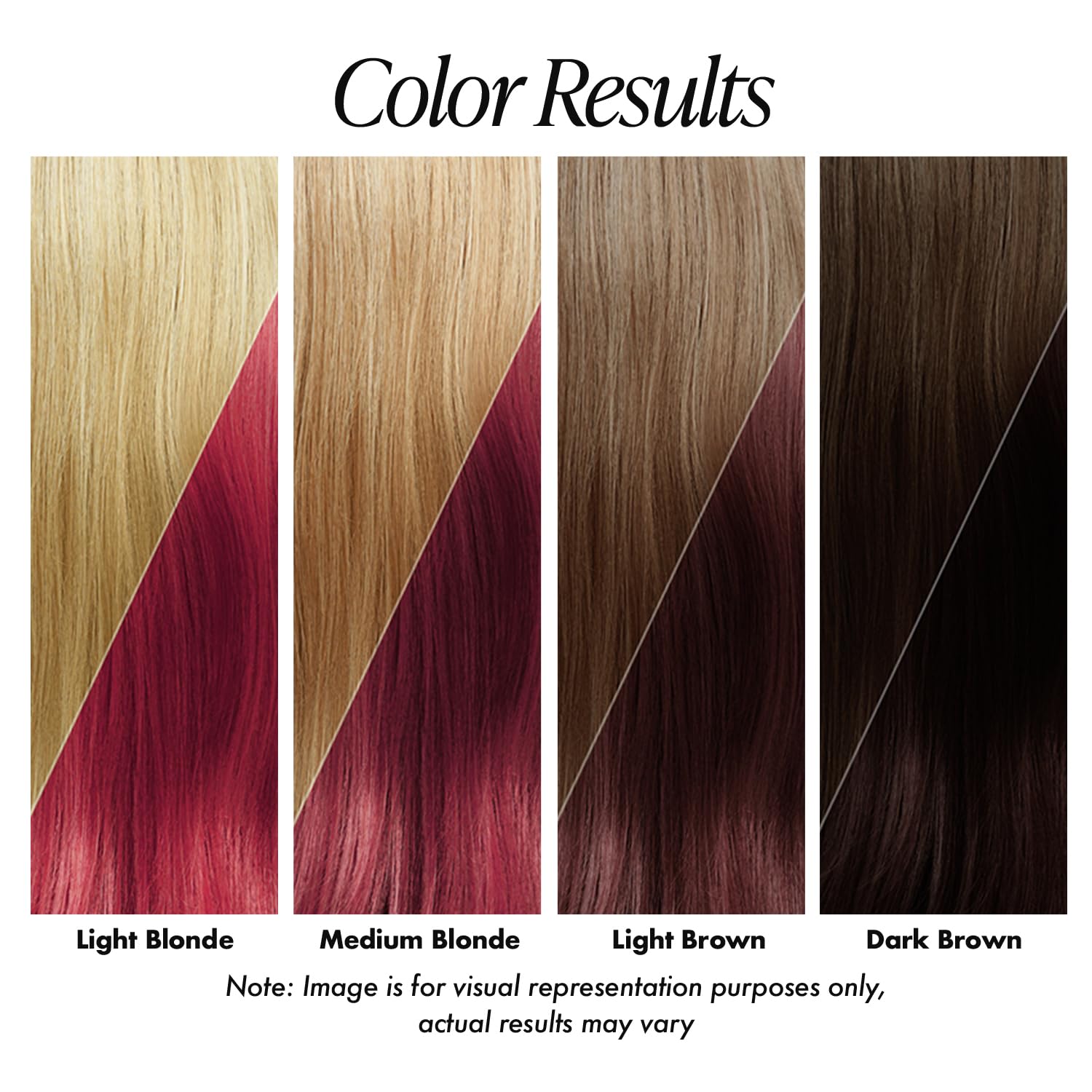 Adore 069 Cerise Sauvage – application uniforme couvrant les racines.