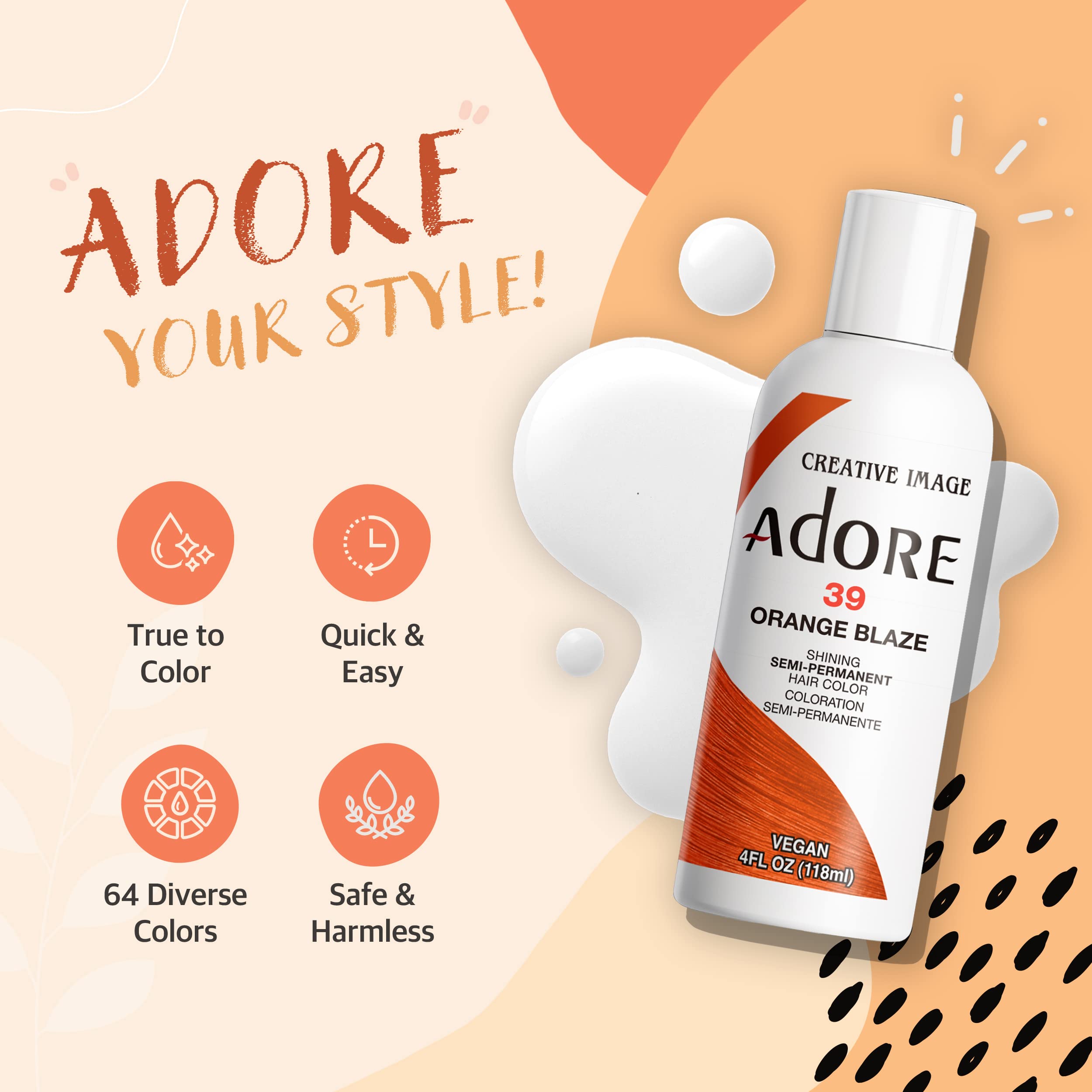 Adore Shining mode d'emploi teinture cheveux pour une application rapide et sûre.