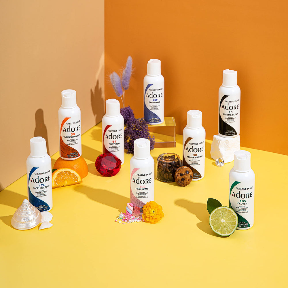 Adore Shining packaging bouteille et tube pour une utilisation domestique pratique.