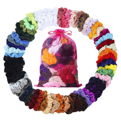 ADRIONE bandes velours pour cheveux – ensemble de 60 pièces pour tous types de cheveux.