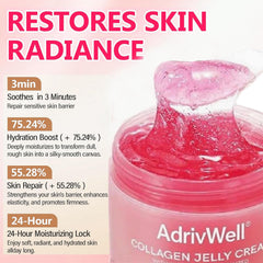 Capsule rose à mélanger pour activer le gel, texture légère du produit.