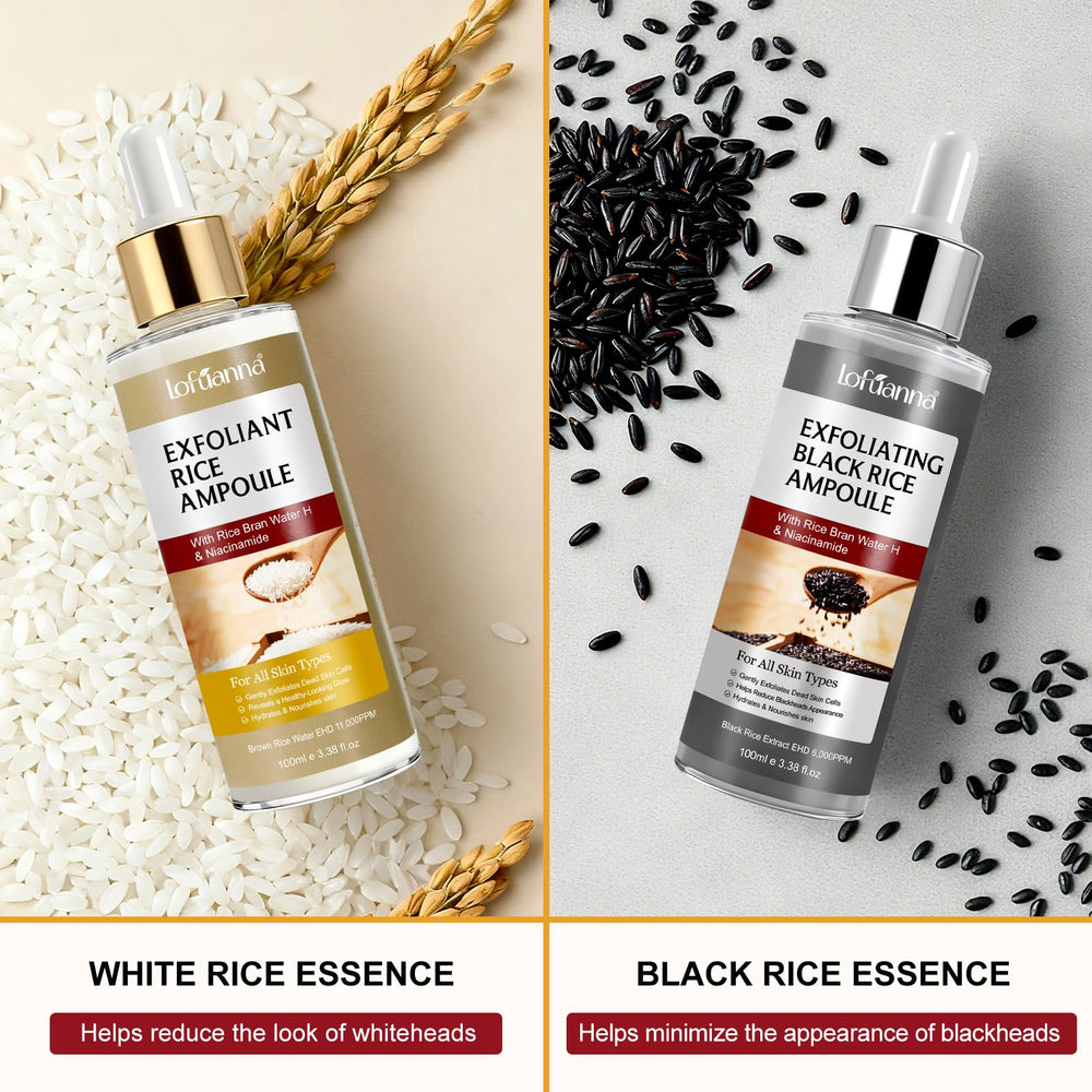 ADSBJUX duo-exfoliant-riz, utilisation facile en deux étapes.
