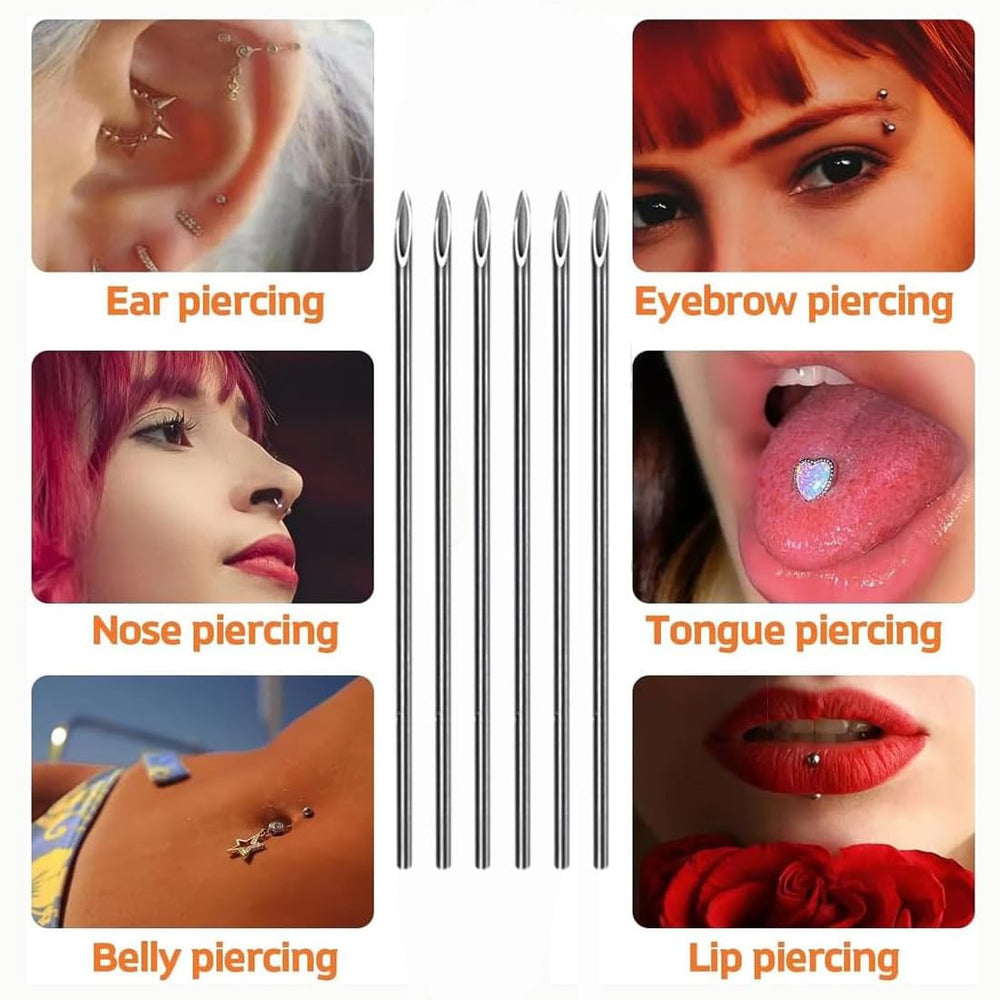 ADULLPONY kit piercing portable avec pince-forceps, pratique en déplacement.