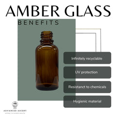 ADVANCED ASCENT – Bouteille ambrée 28 ml, pratique en voyage et solutions salines.