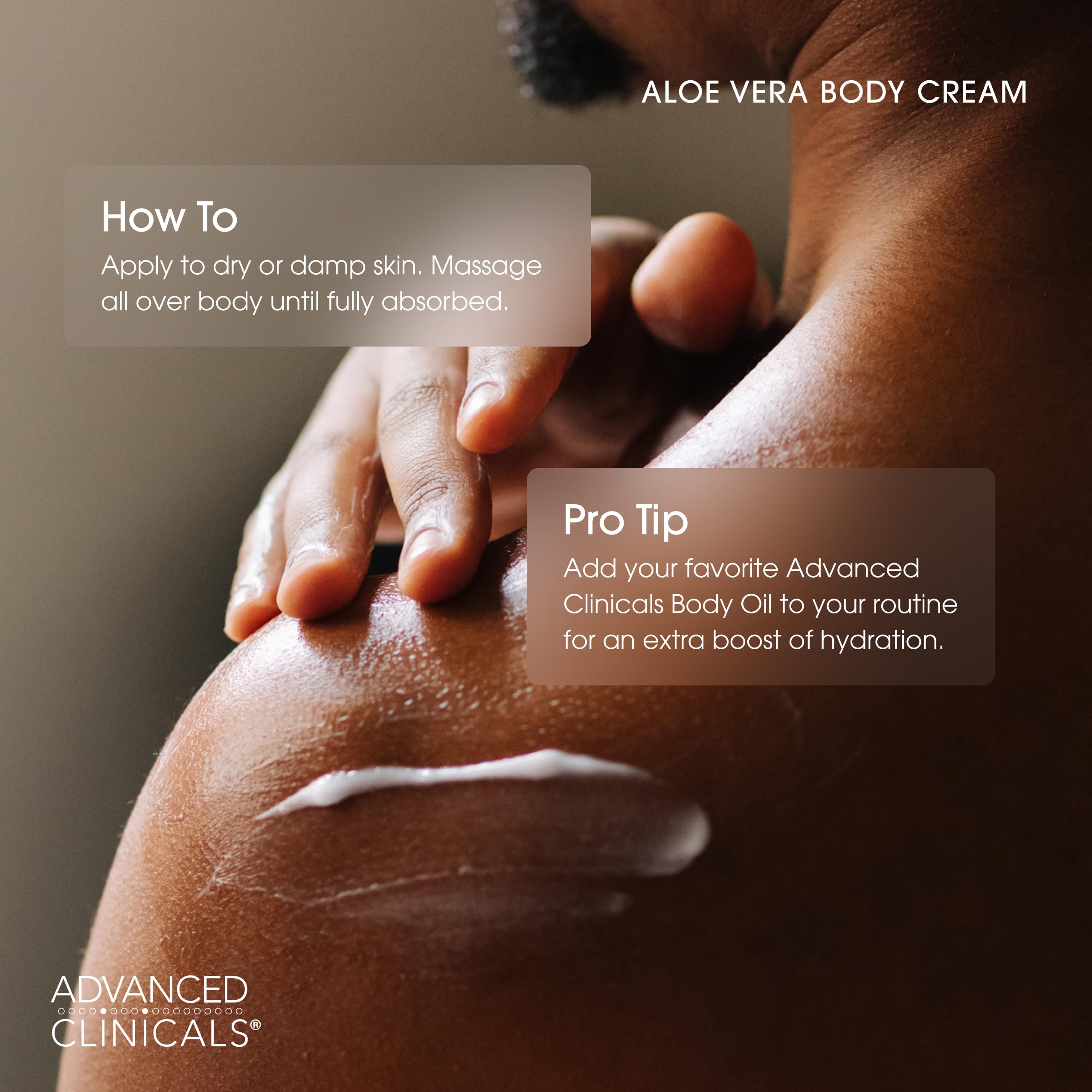 Advanced Clinicals Aloe Vera Lotion, vitamine C: teint frais et uniforme.