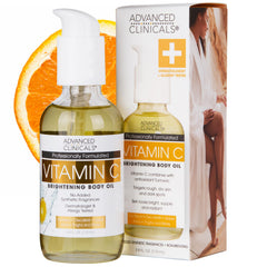 Advanced Clinicals Vitamine C Huile-Corps – bouteille élégante et hydratation durable.