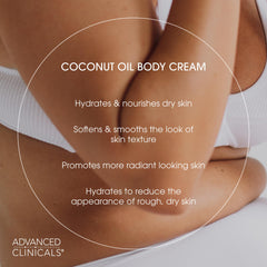 Advanced Clinicals crème coco, talons et pieds hydratés
