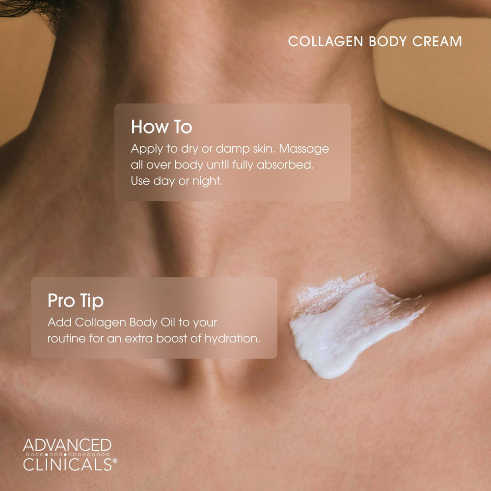 Advanced Clinicals Crème Collagen Sans Fragrance: soin doux pour peaux sensibles.