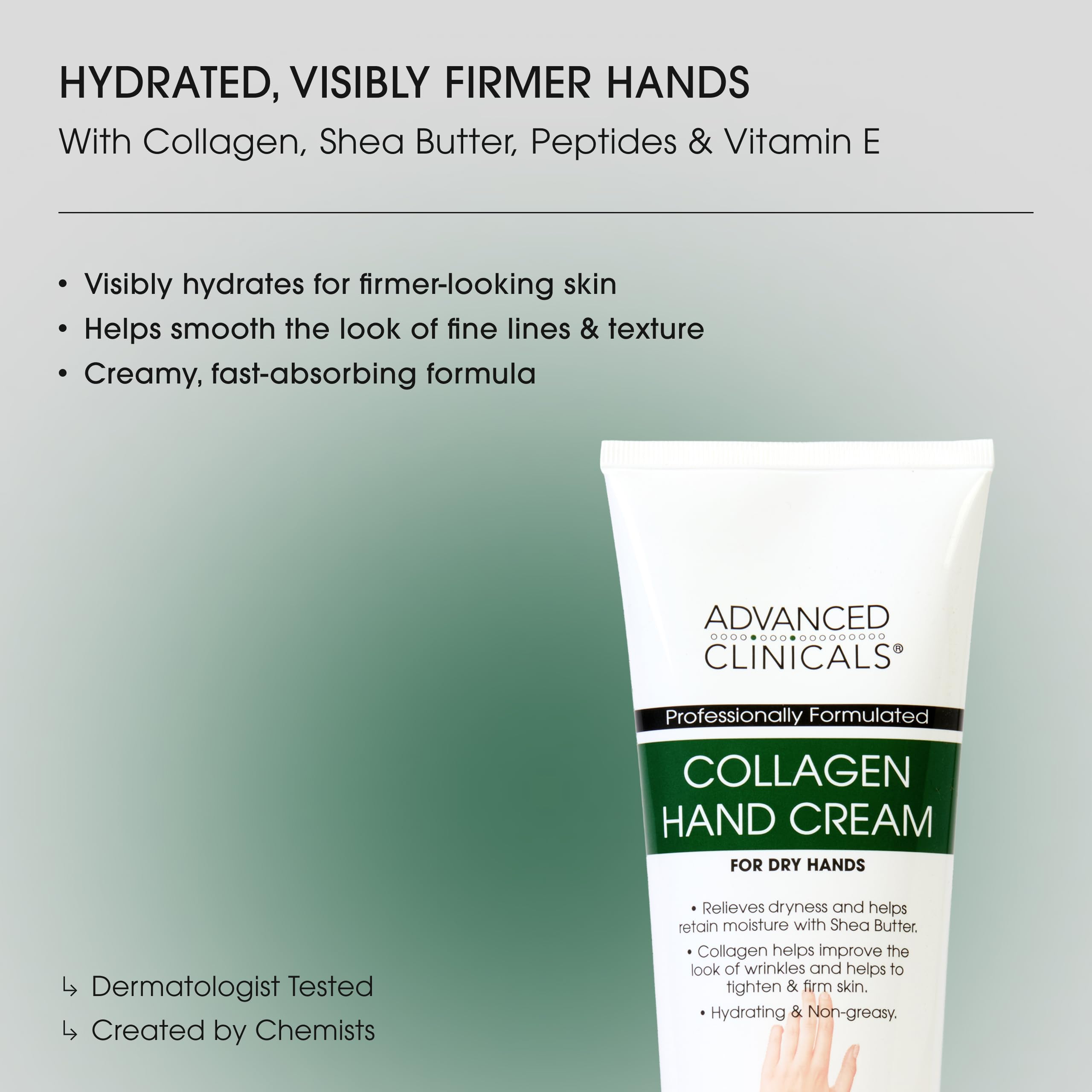 Advanced Clinicals Crème Mains – texture satinée qui pénètre rapidement sans gras
