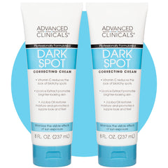Advanced Clinicals Crème Points Sombres – Bouteille, peut aider à uniformiser le teint et hydrater.