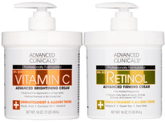 Advanced Clinicals crème-rétinol-corps, texture lissante et hydratante.