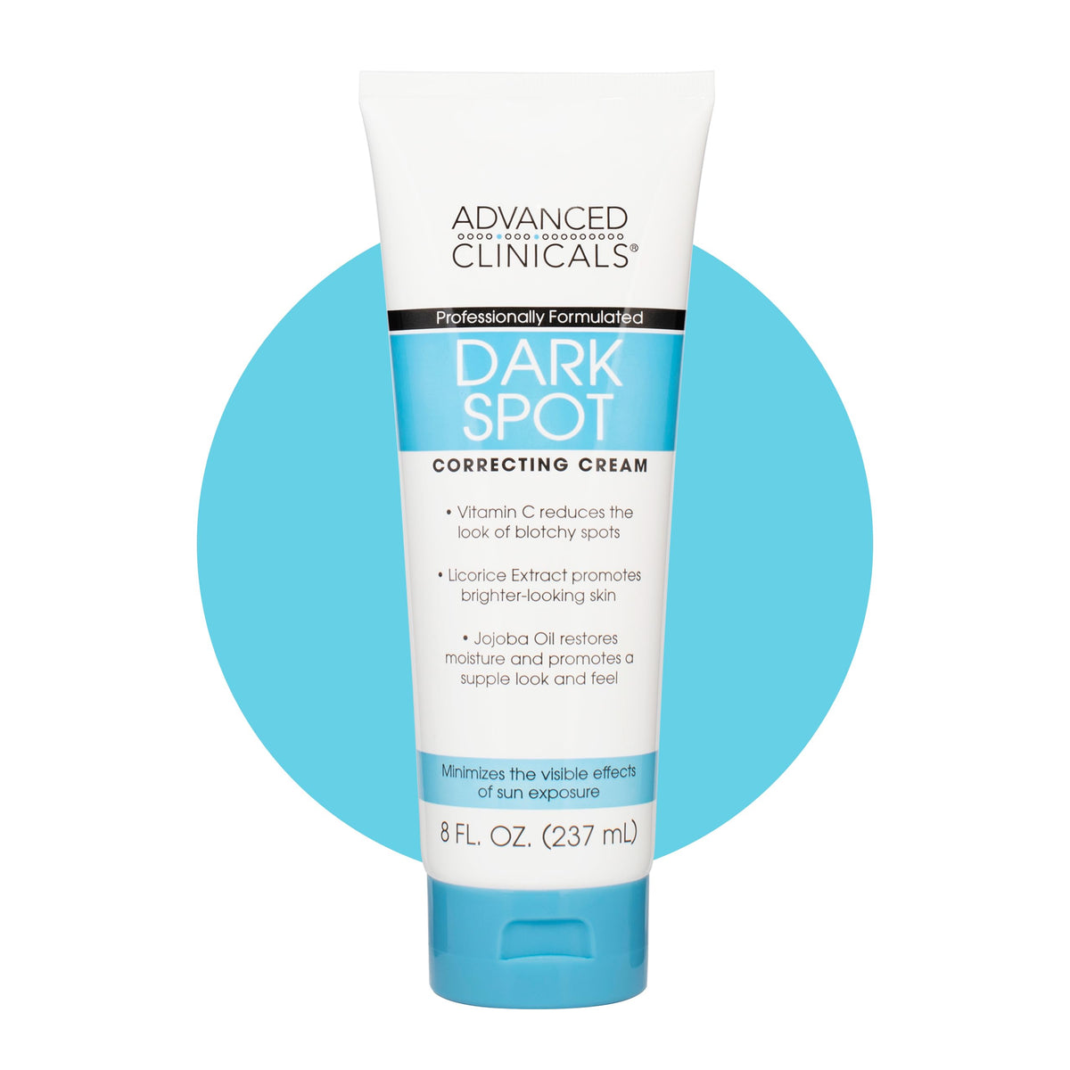 Advanced Clinicals crème-taches-sombres-visage: usage quotidien pour un teint plus uniforme.