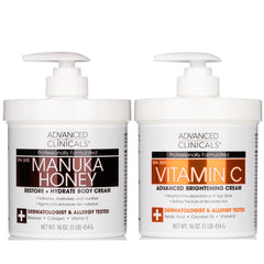 Advanced Clinicals Crème Vitamine C offre un éclat léger et une texture soyeuse.