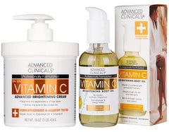 Crème Advanced Clinicals vitamine C pour teint lumineux et hydraté.