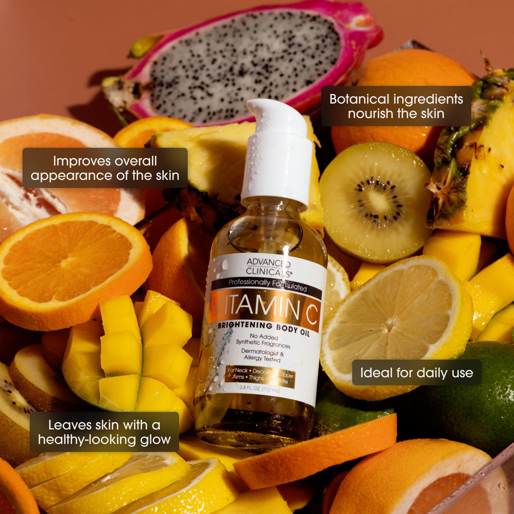 Effet non gras de la crème vitaminée Advanced Clinicals.