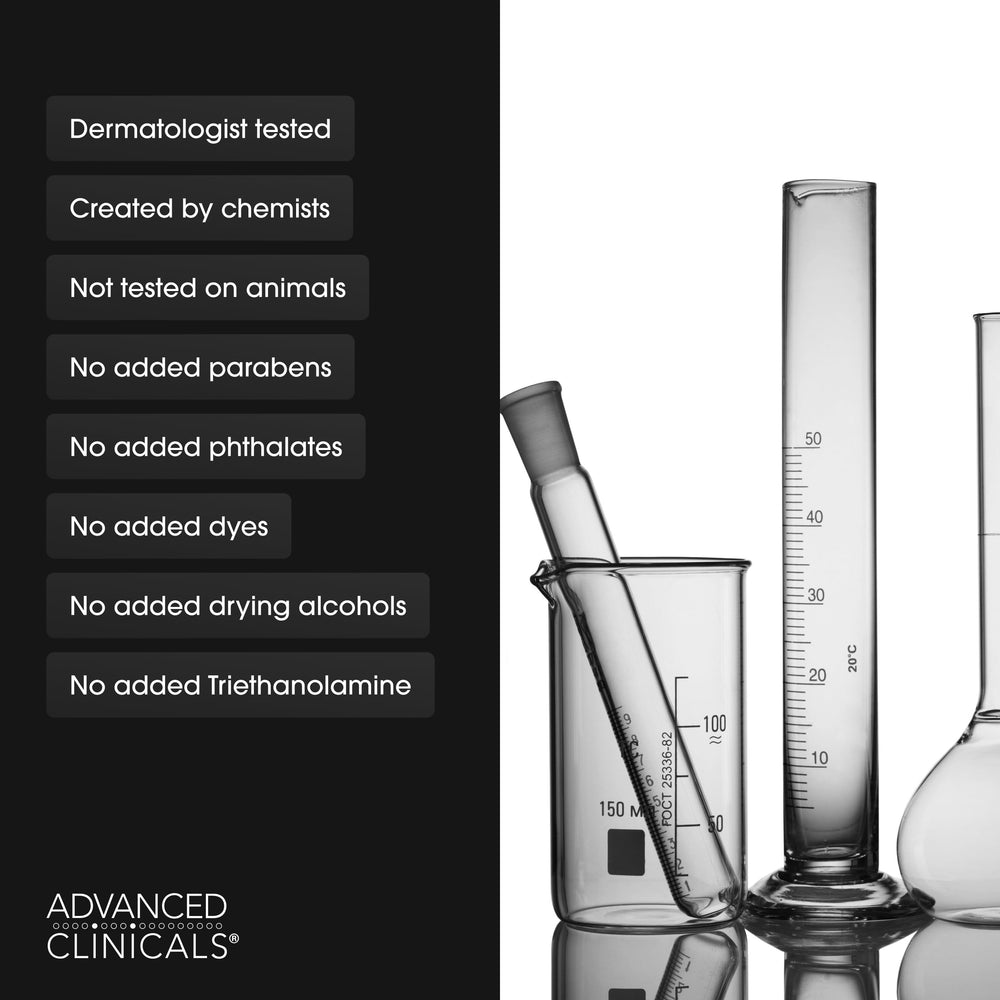 Emballage élégant de Advanced Clinicals prêt pour usage quotidien