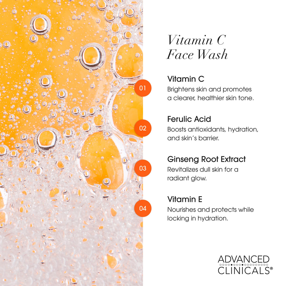 Advanced Clinicals – acide férulique et Aloe Vera, hydratation légère et éclat.