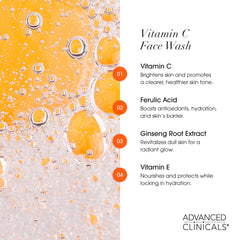 Advanced Clinicals – acide férulique et Aloe Vera, hydratation légère et éclat.