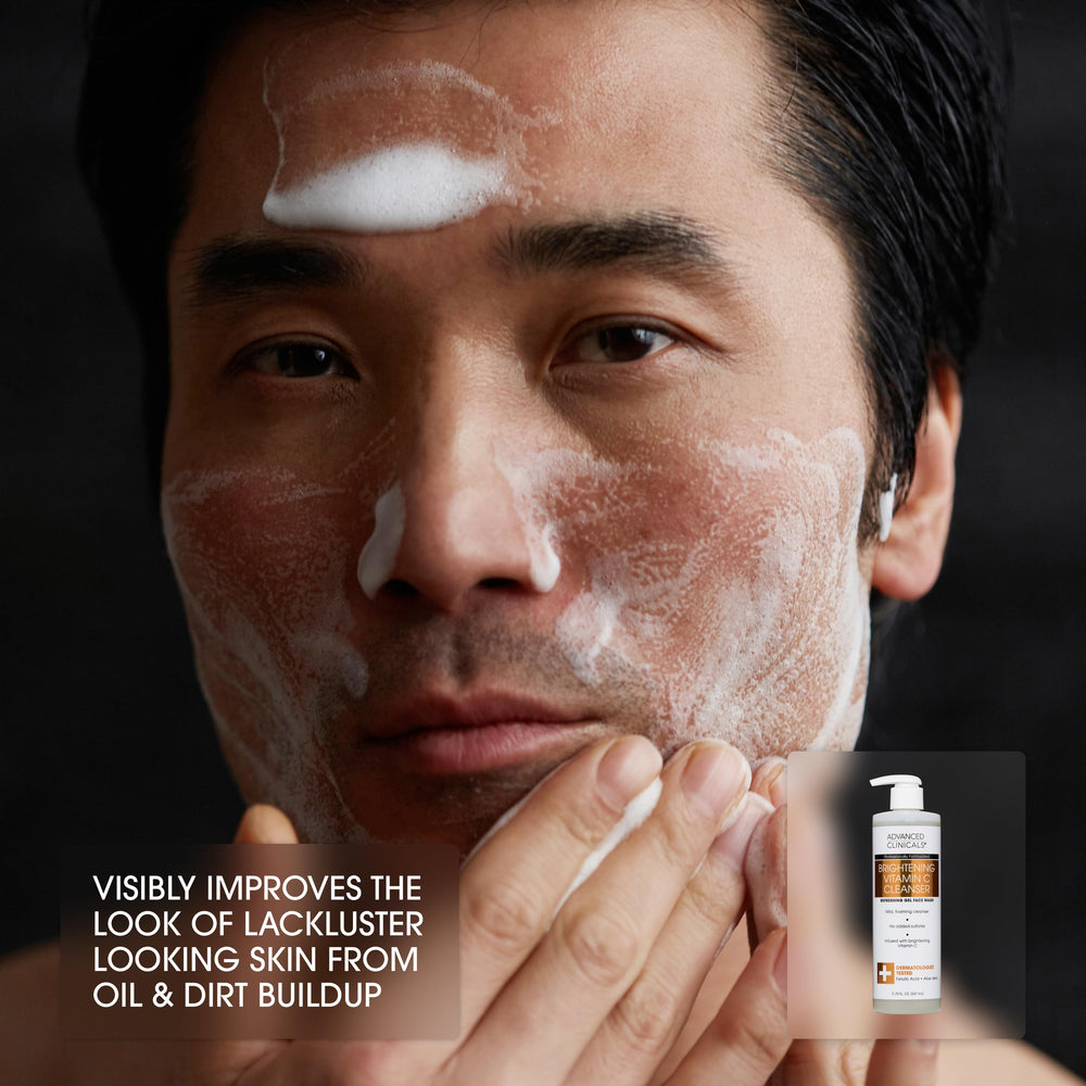 Advanced Clinicals – nettoyant quotidien pour peau terne sans dessèchement.