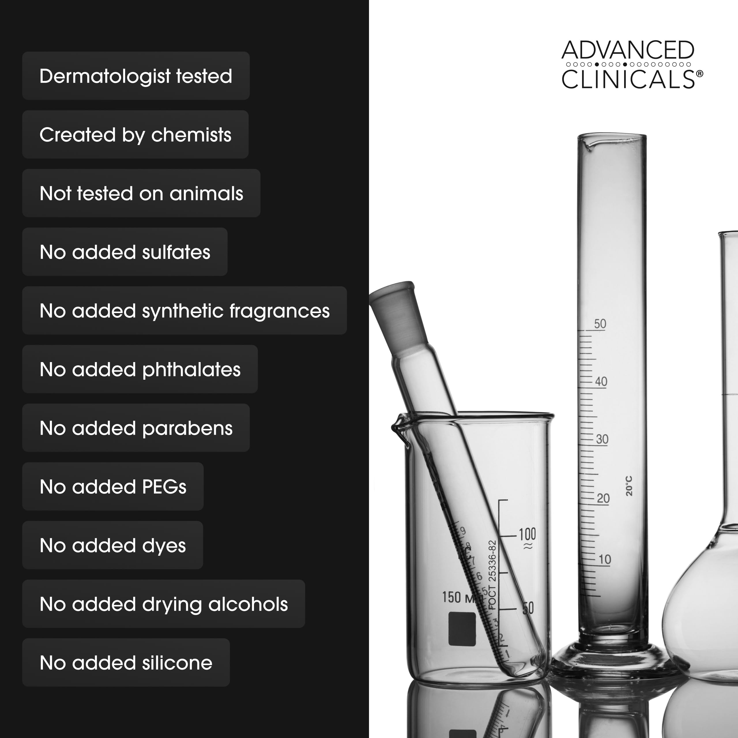 Advanced Clinicals – formule non agressive pour routine quotidienne.