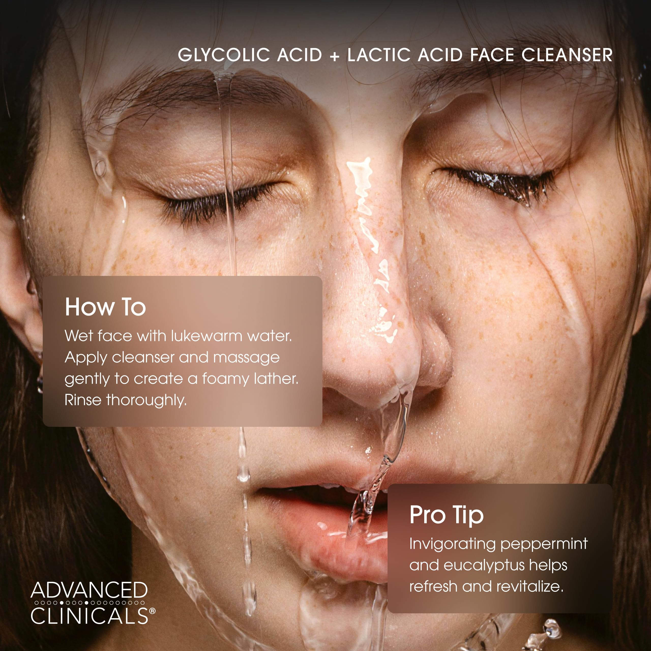 Advanced Clinicals Glycolic Face Wash tackles dull textured skin for smoother appearance