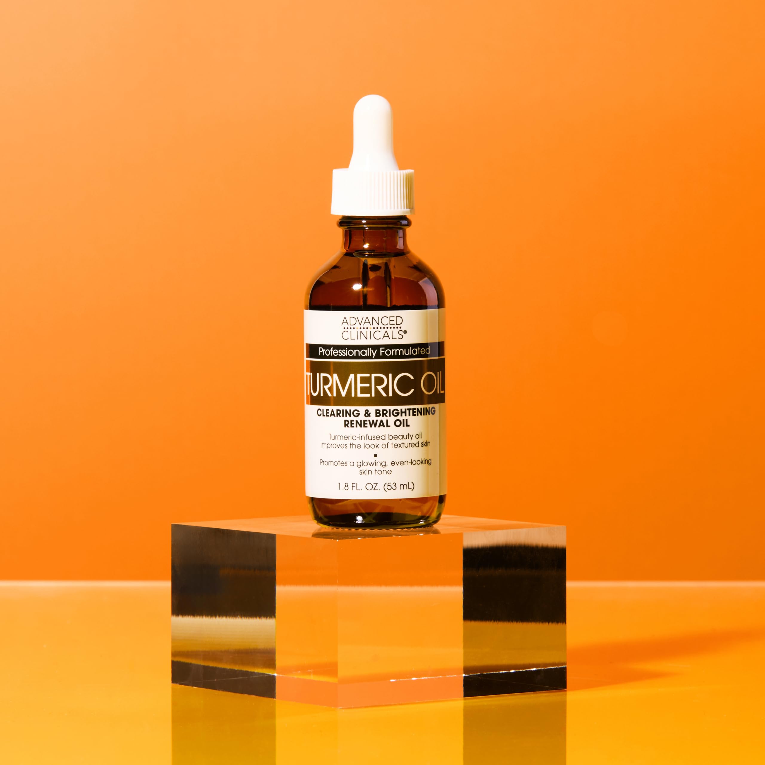 Advanced Clinicals Sérum huile curcuma – routine visage, légère hydratation tout au long de la journée.