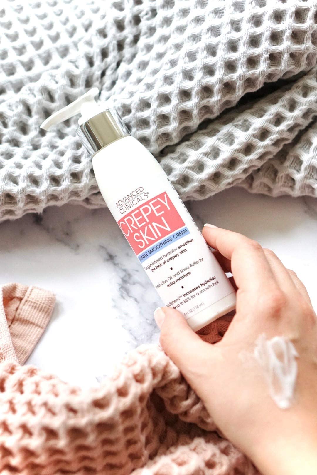 Hydratation rapide grâce aux AquaSpheres pour une apparence plus lisse.