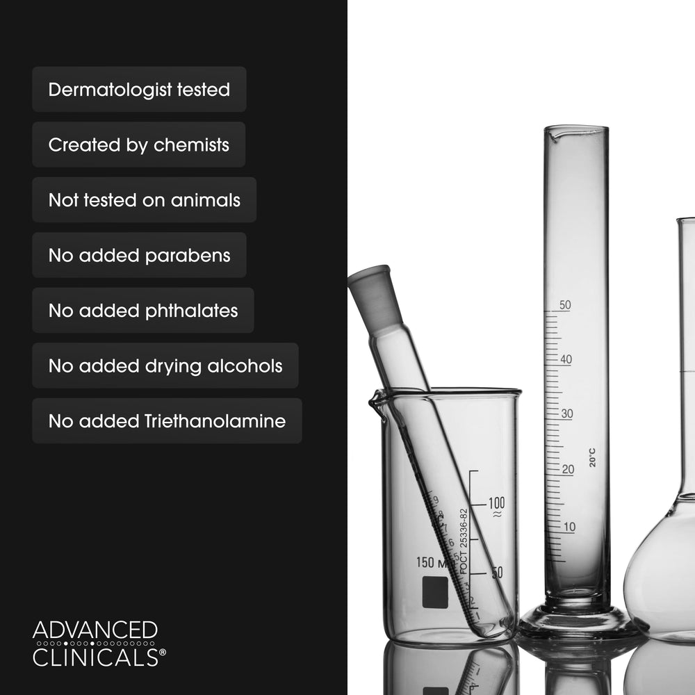 Advanced Clinicals hydratation quotidienne – peau douce et revitalisée après application