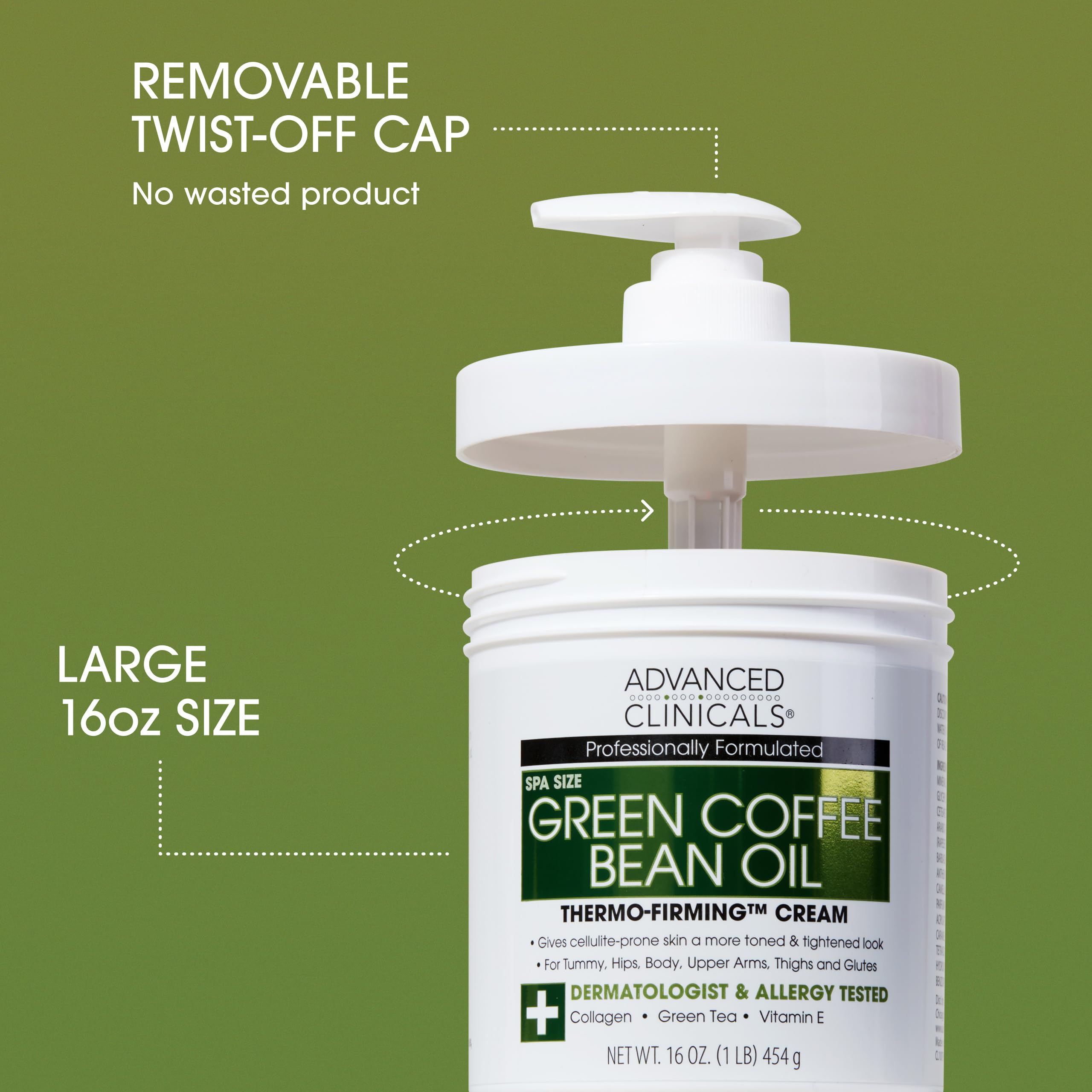 Advanced Clinicals texture satinée crème pour corps application douce
