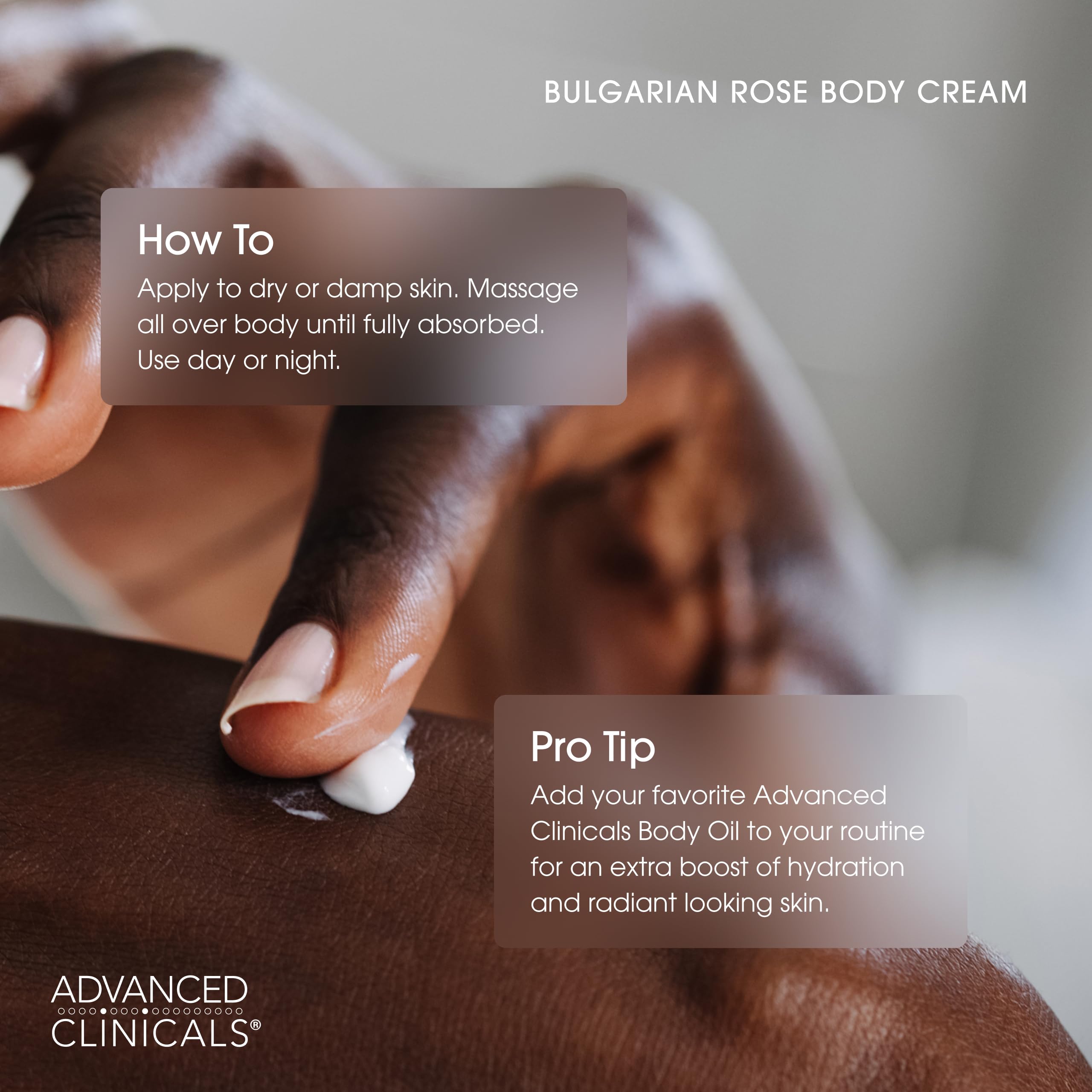 Pack duo de deux bouteilles Advanced Clinicals Rose Bulgare