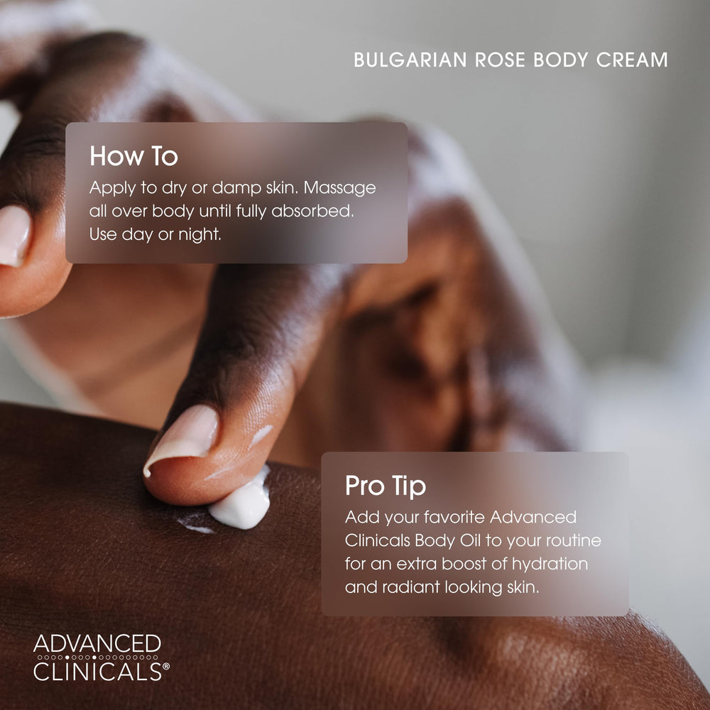 Pack duo de deux bouteilles Advanced Clinicals Rose Bulgare