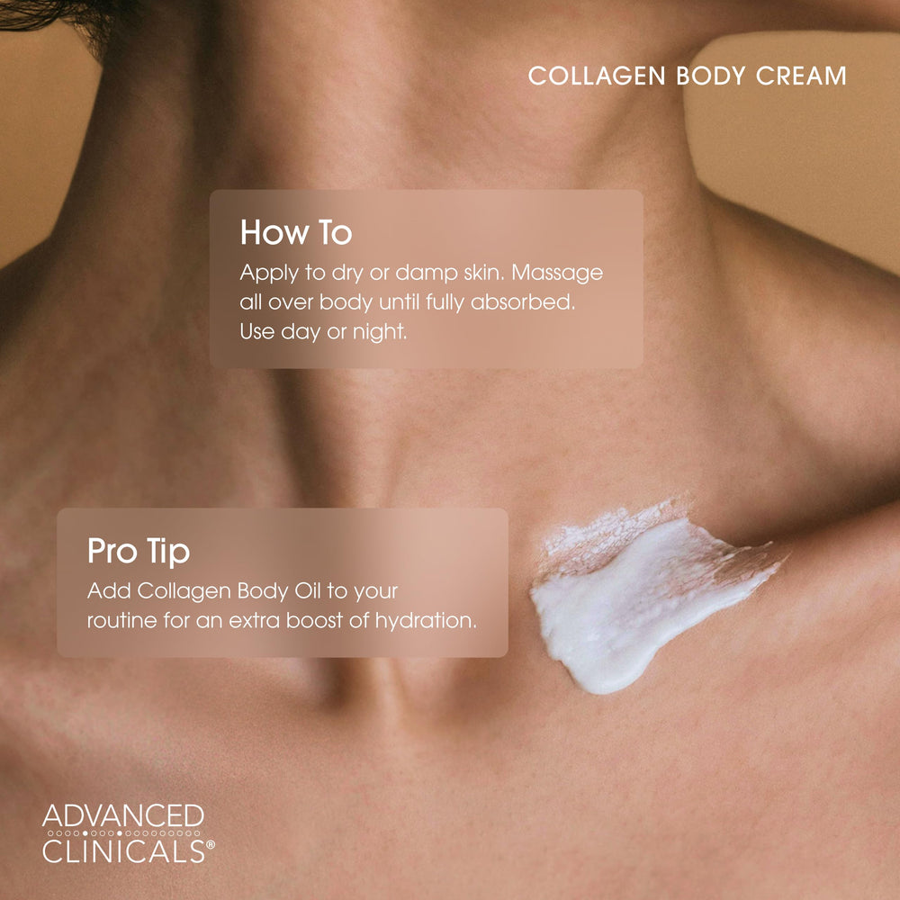 Advanced Clinicals peau crepee lissee – peut aider à lisser la texture sèche.