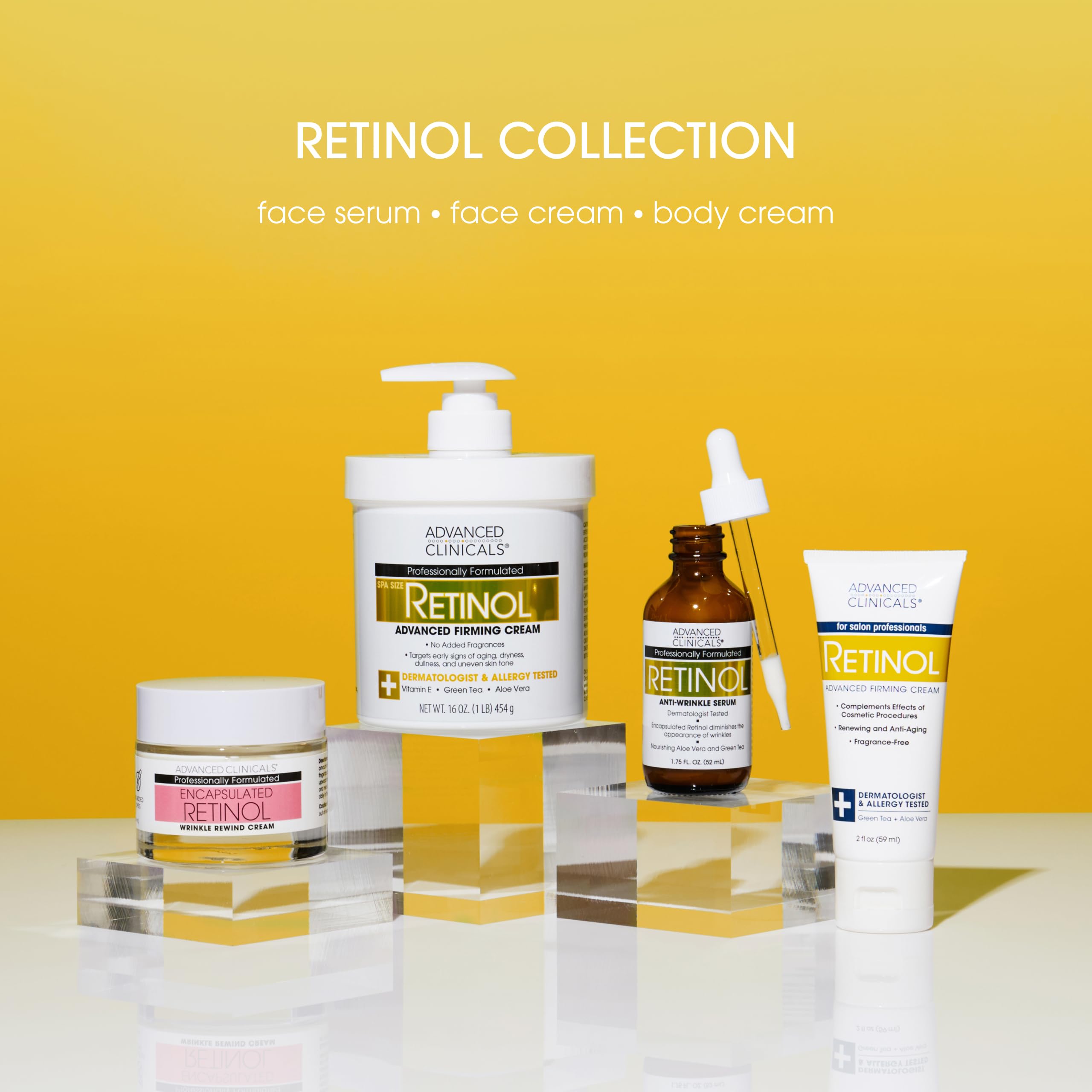 Advanced Clinicals Rétinol – routine beauté quotidienne corps