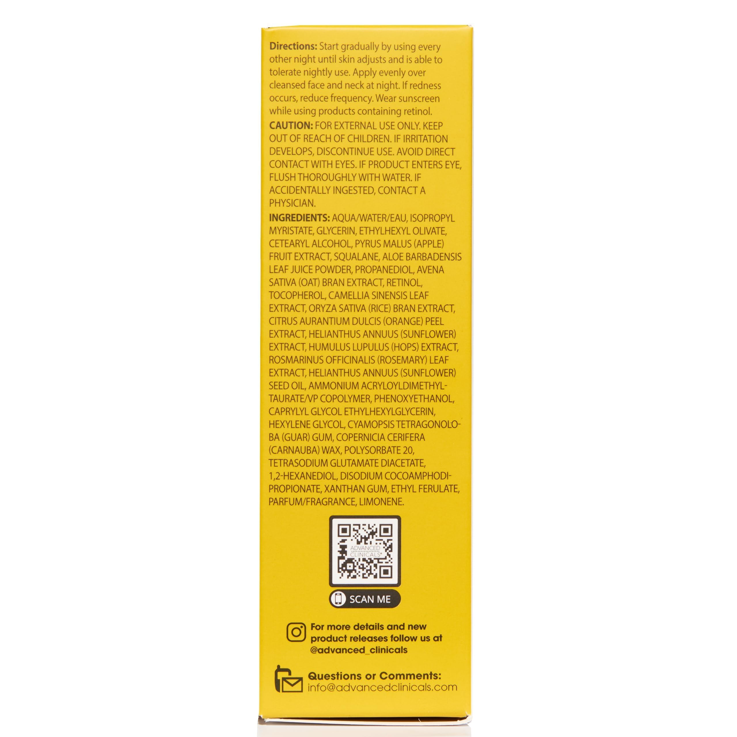 Advanced Clinicals Duo Retinol — pack double pratique pour votre routine.