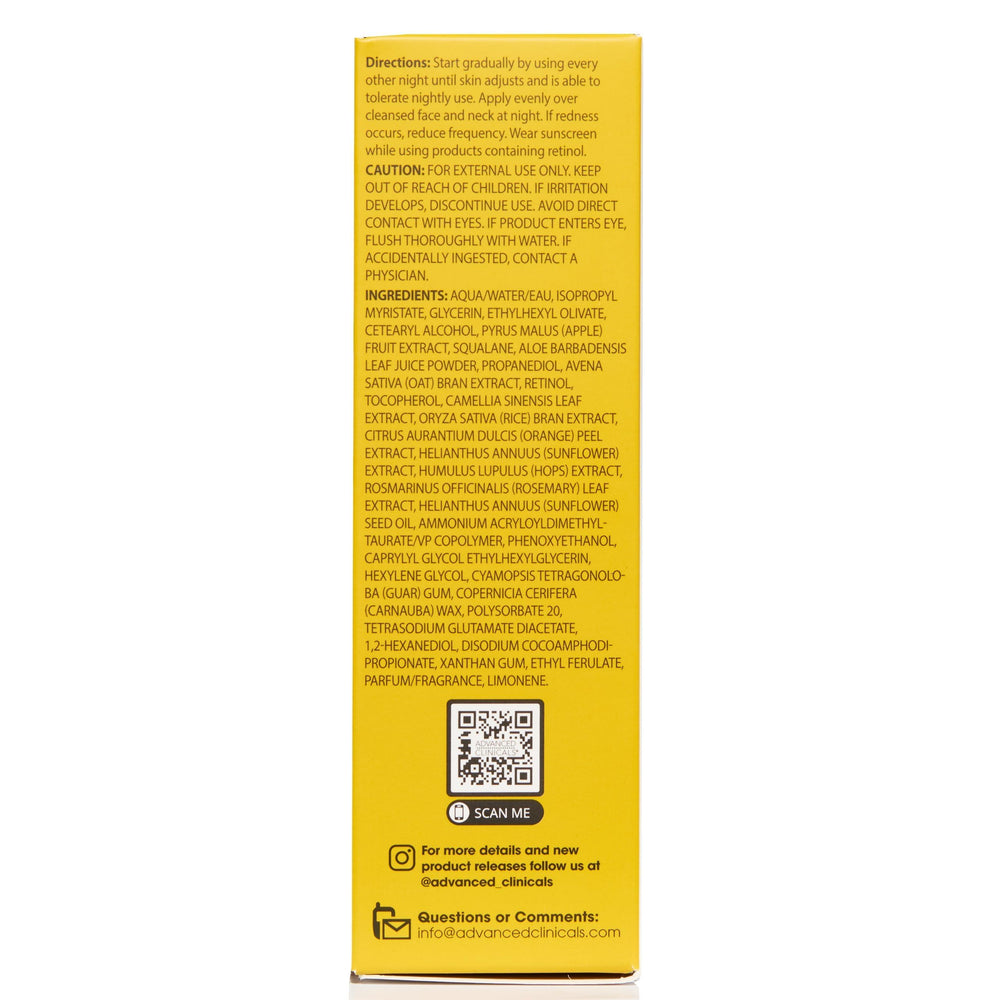 Advanced Clinicals Duo Retinol — pack double pratique pour votre routine.