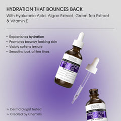 Sérum Advanced Clinicals pour le visage — texture gel légère, absorption rapide et fraîcheur.